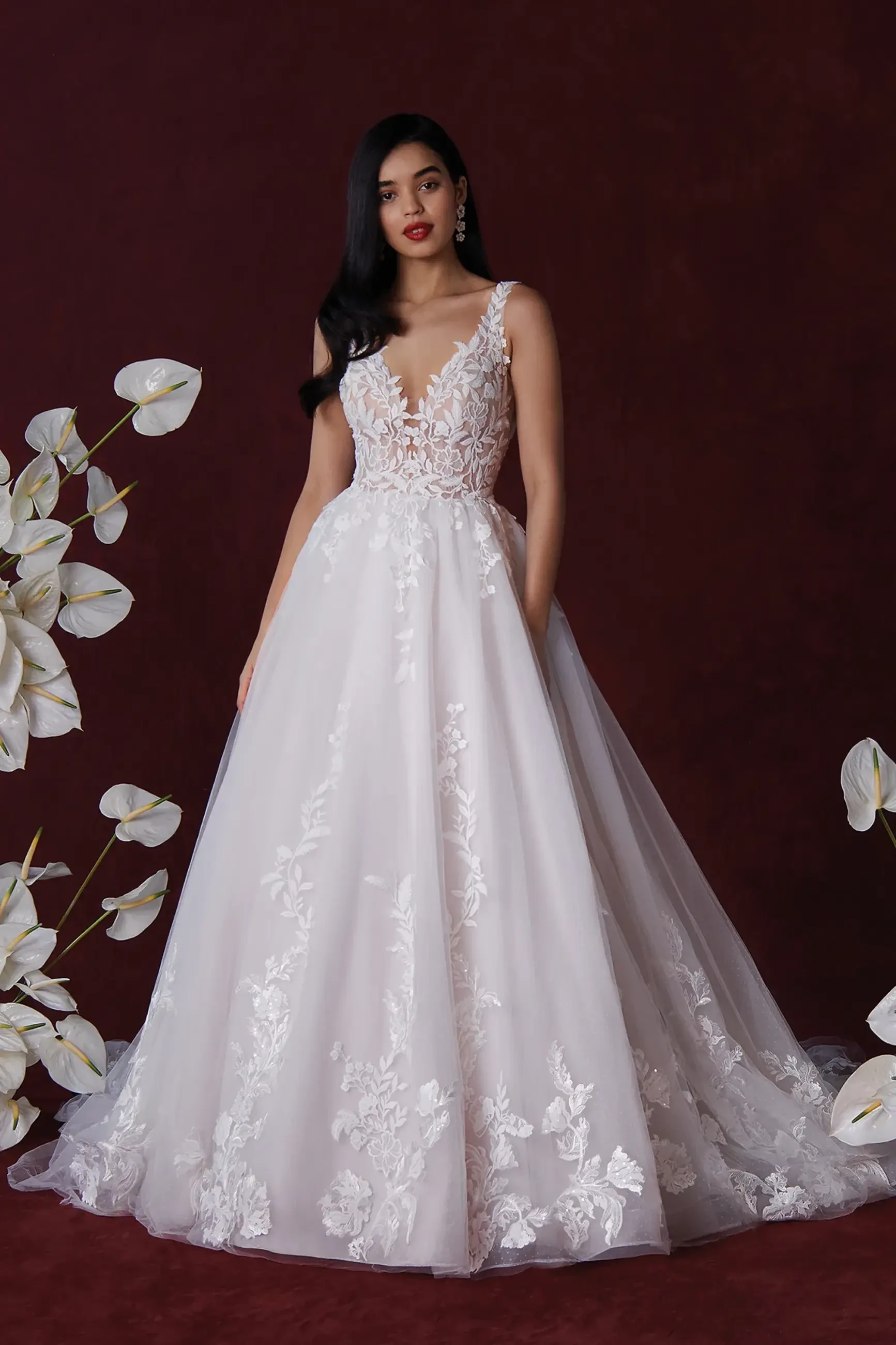 Choosing Wedding Hair Based on Your Dress Neckline Image