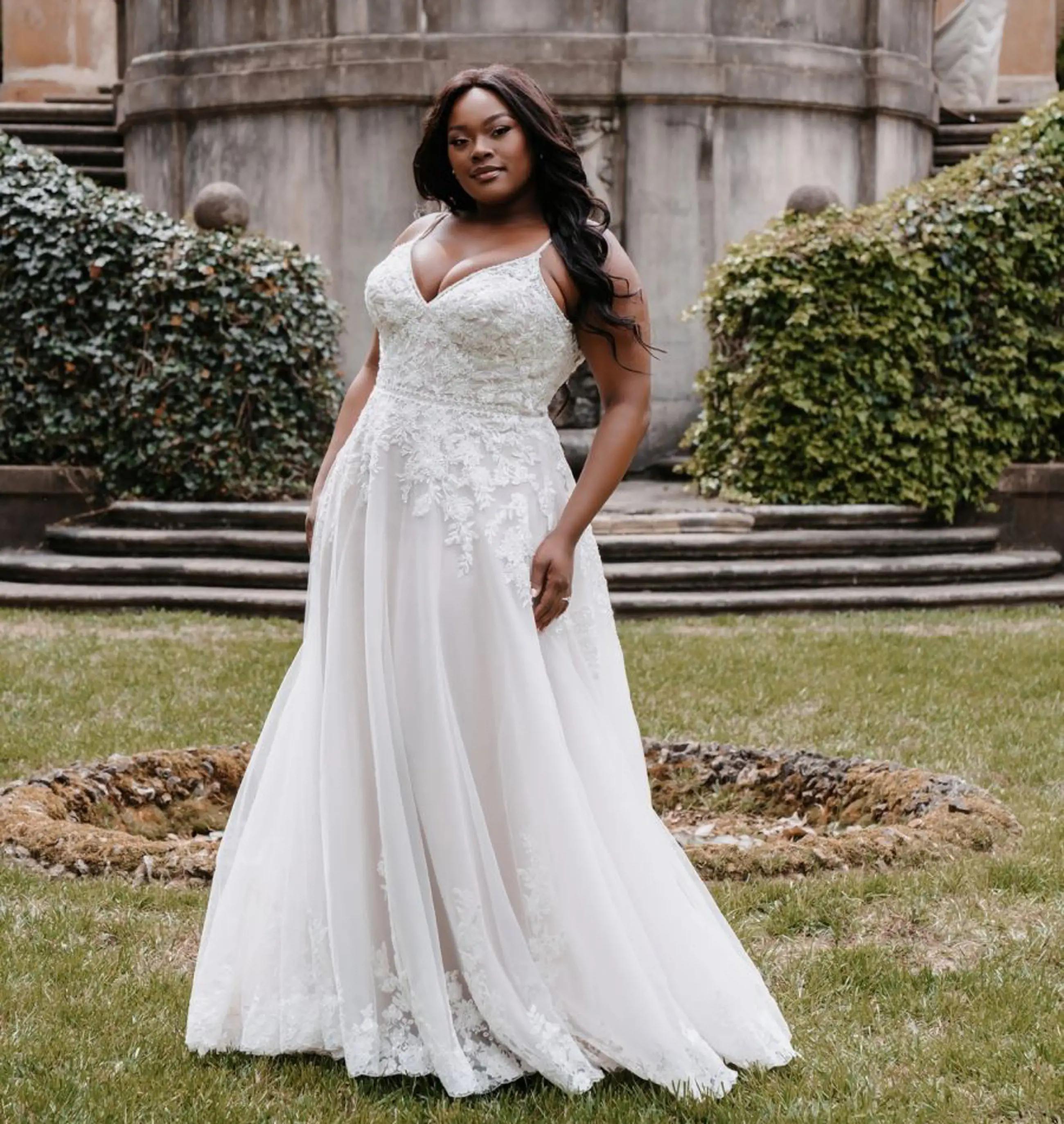 What to Expect In Bridal Stores When Shopping for Plus Size Wedding Dresses Image