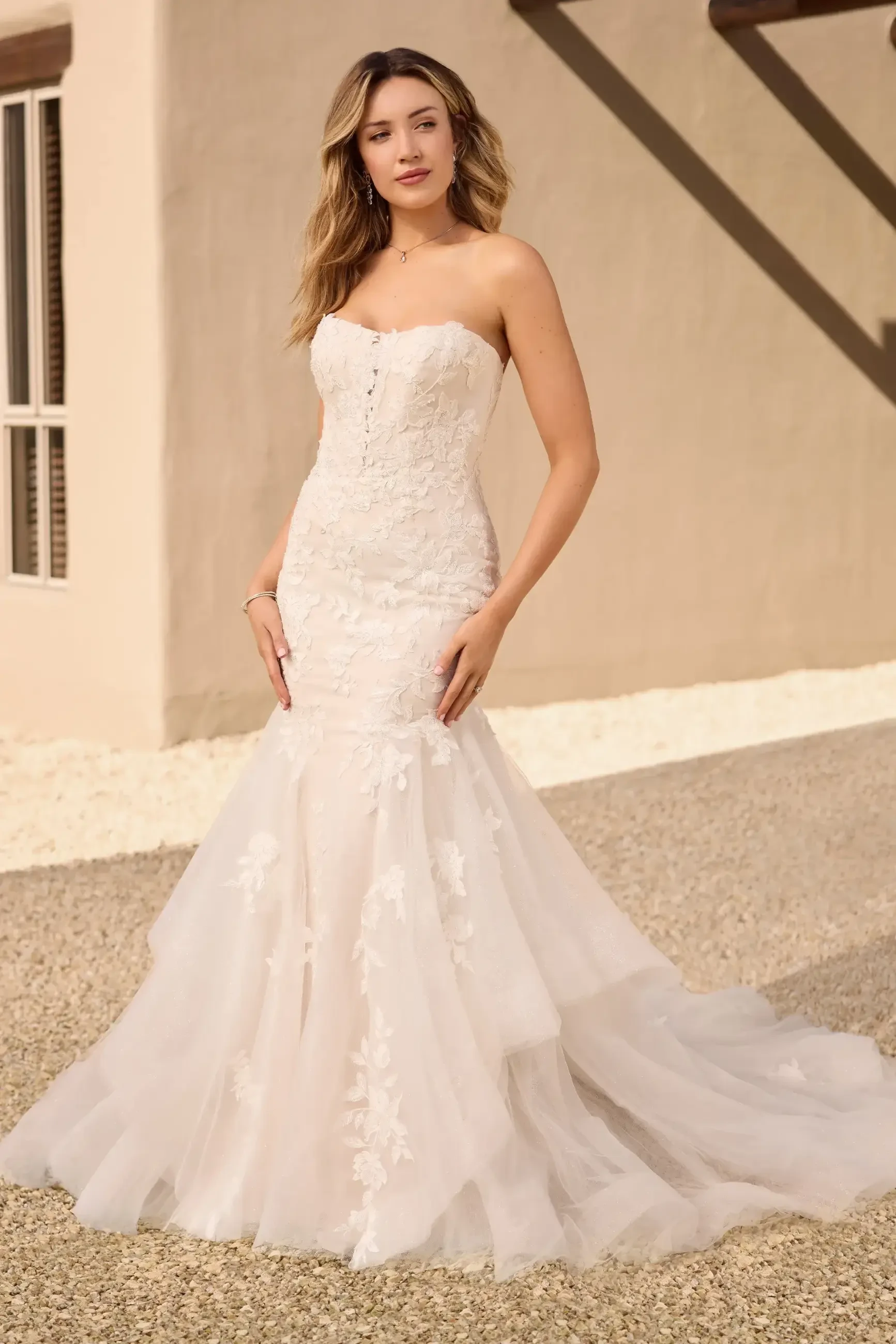 Wedding Dresses with Illusion Versus Strapless Necklines &amp; Low Backs Image