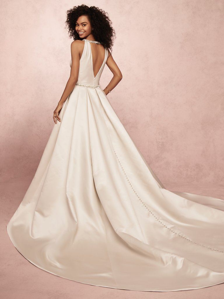 2019 satin wedding dresses 2019 Satin Wedding Dresses for a Shimmery, Sophisticated, and Regal Look