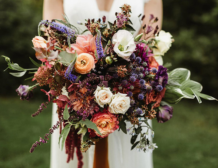Spectacular Autumn Wedding Florals by Splints &amp; Daisies Floral Design Image