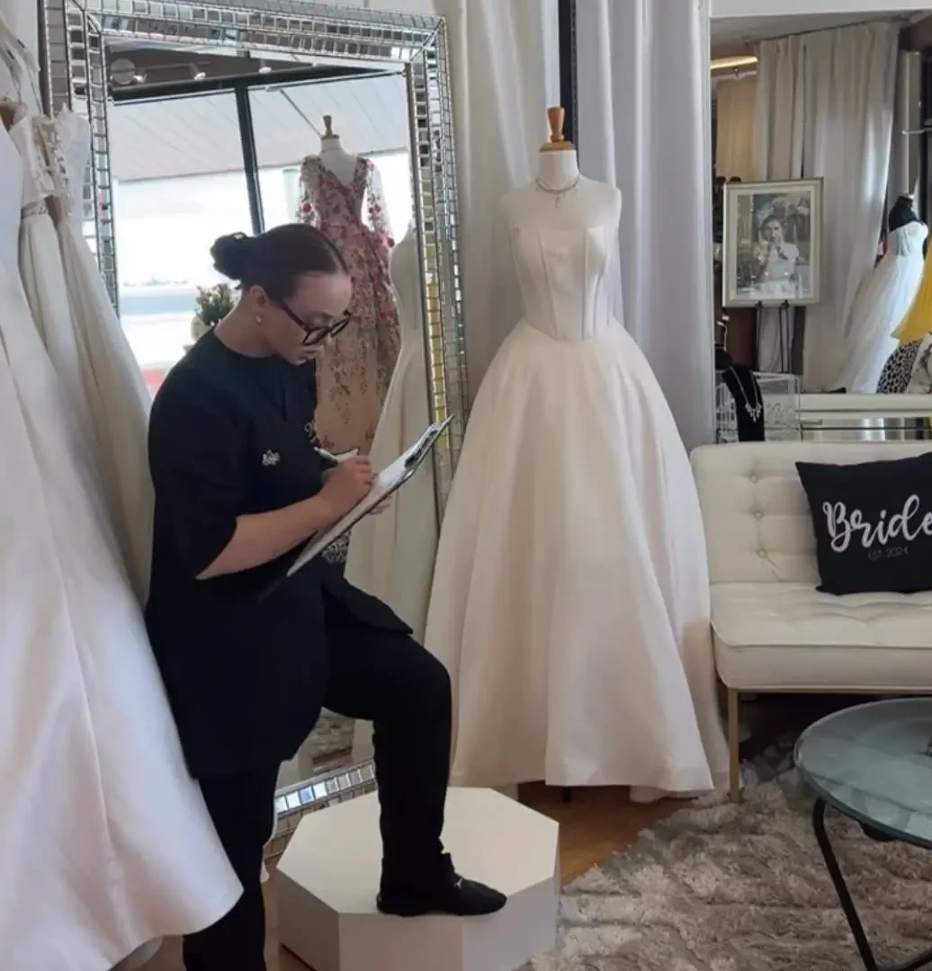 Carefully curated designer gowns—from Allure Bridals and Elizabeth Lee to Sophia Tolli and Kitty Chen and many more