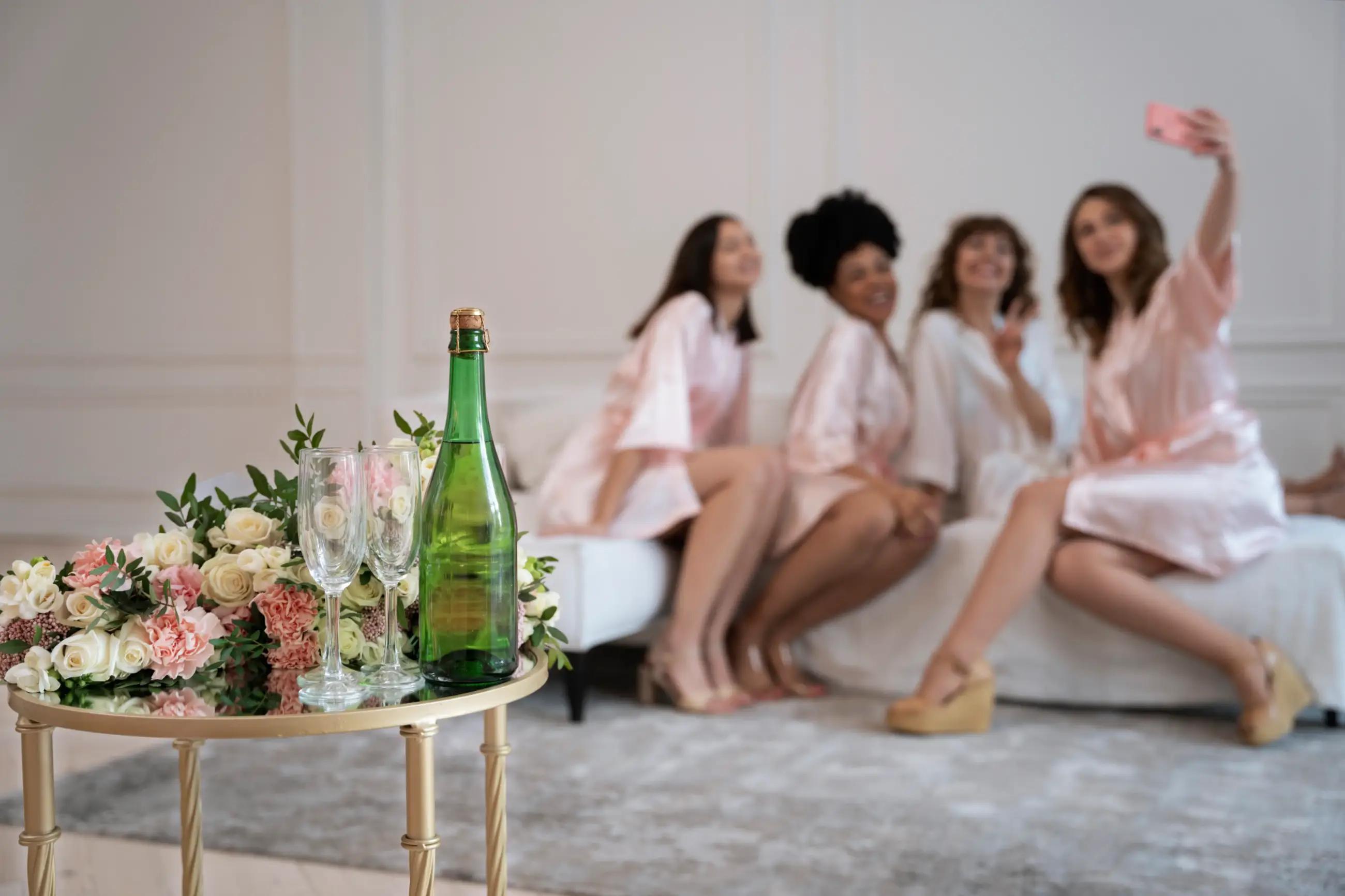 Dos &amp; Don&#39;ts of Celebrating with Alcohol During Wedding Dress Appointments Image